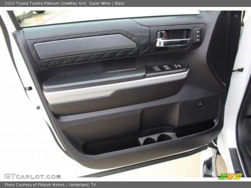 Super White / Black 2020 Toyota Tundra Platinum CrewMax 4x4