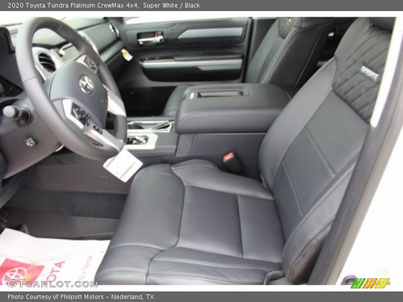 Super White / Black 2020 Toyota Tundra Platinum CrewMax 4x4