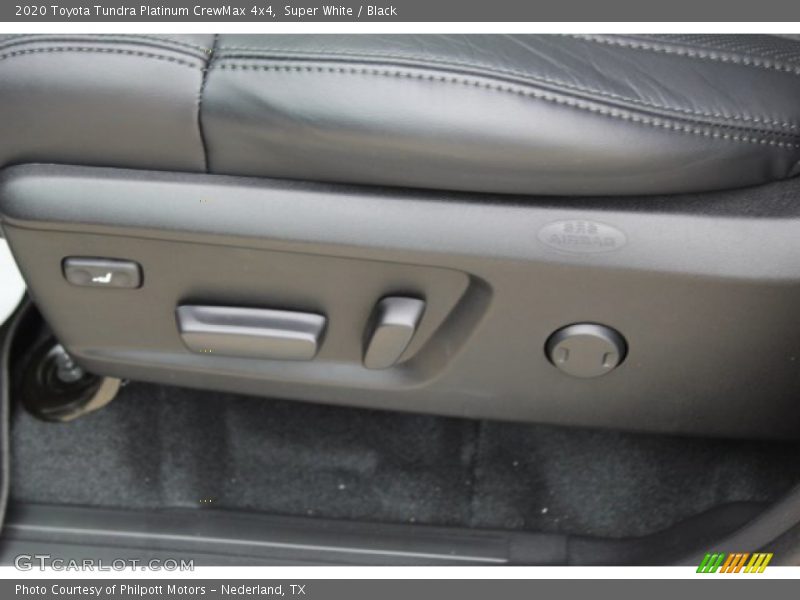 Super White / Black 2020 Toyota Tundra Platinum CrewMax 4x4
