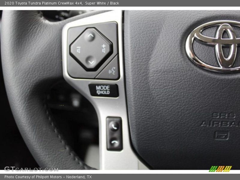 Super White / Black 2020 Toyota Tundra Platinum CrewMax 4x4