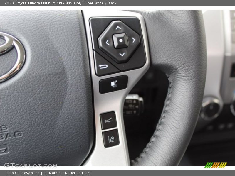 Super White / Black 2020 Toyota Tundra Platinum CrewMax 4x4