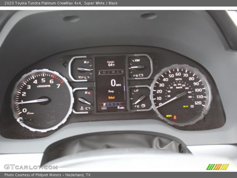 Super White / Black 2020 Toyota Tundra Platinum CrewMax 4x4