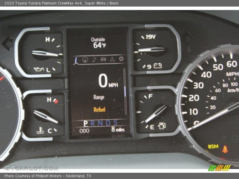 Super White / Black 2020 Toyota Tundra Platinum CrewMax 4x4