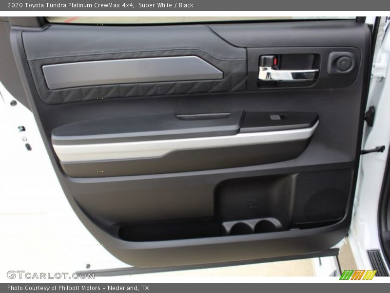 Super White / Black 2020 Toyota Tundra Platinum CrewMax 4x4