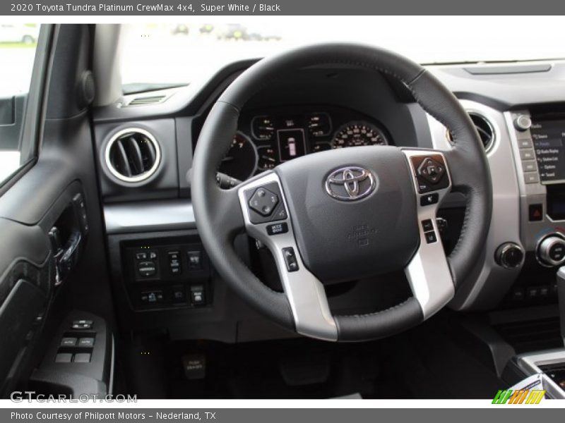 Super White / Black 2020 Toyota Tundra Platinum CrewMax 4x4