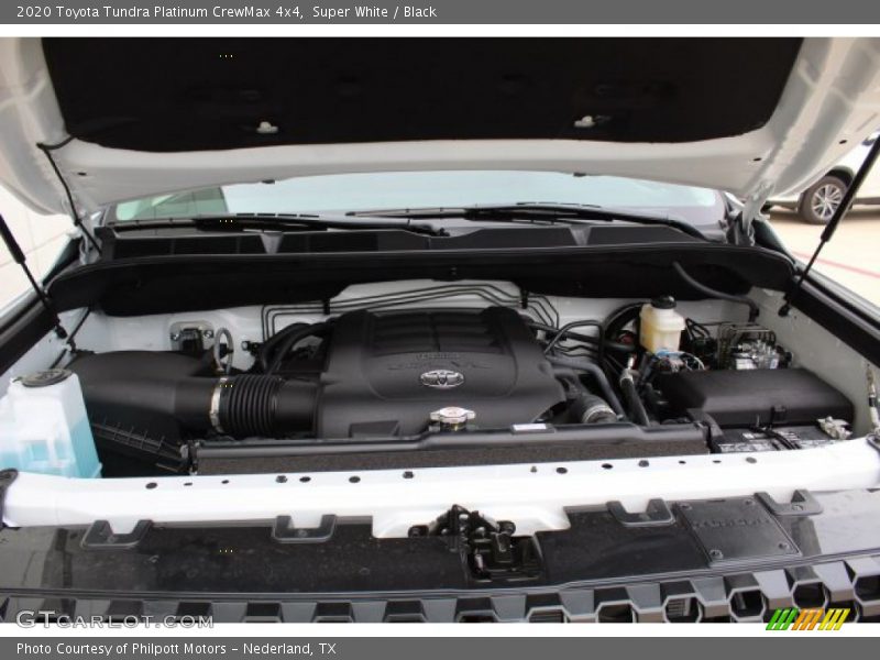 Super White / Black 2020 Toyota Tundra Platinum CrewMax 4x4