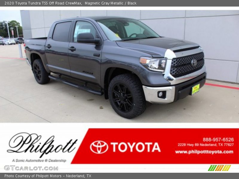Magnetic Gray Metallic / Black 2020 Toyota Tundra TSS Off Road CrewMax
