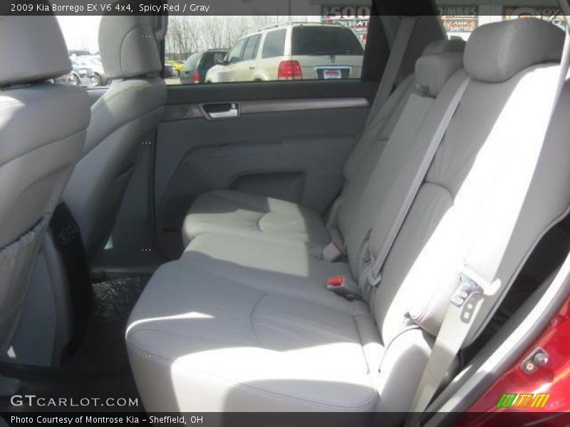 Spicy Red / Gray 2009 Kia Borrego EX V6 4x4