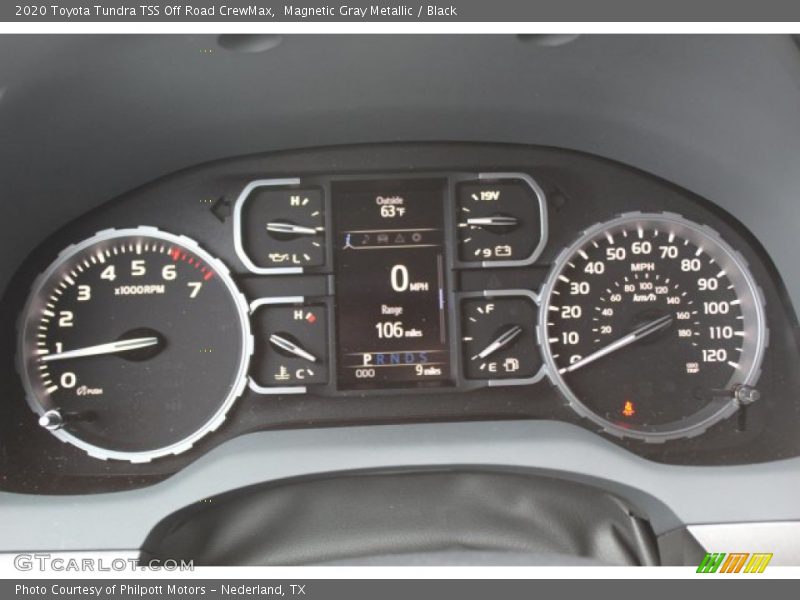Magnetic Gray Metallic / Black 2020 Toyota Tundra TSS Off Road CrewMax