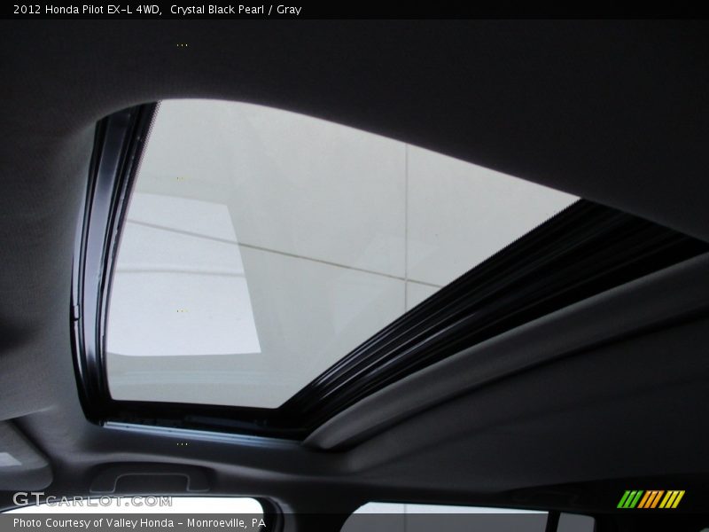Crystal Black Pearl / Gray 2012 Honda Pilot EX-L 4WD