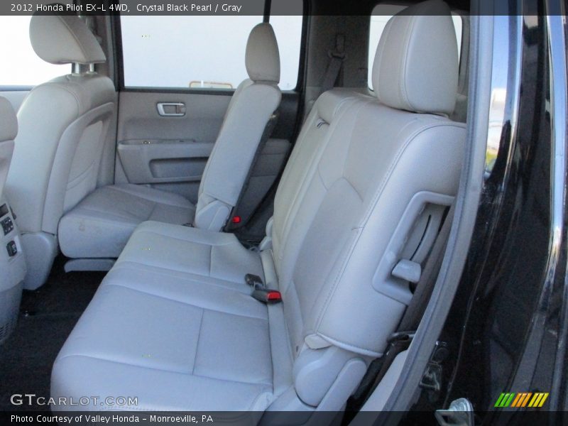 Crystal Black Pearl / Gray 2012 Honda Pilot EX-L 4WD