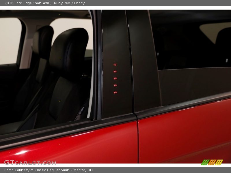 Ruby Red / Ebony 2016 Ford Edge Sport AWD