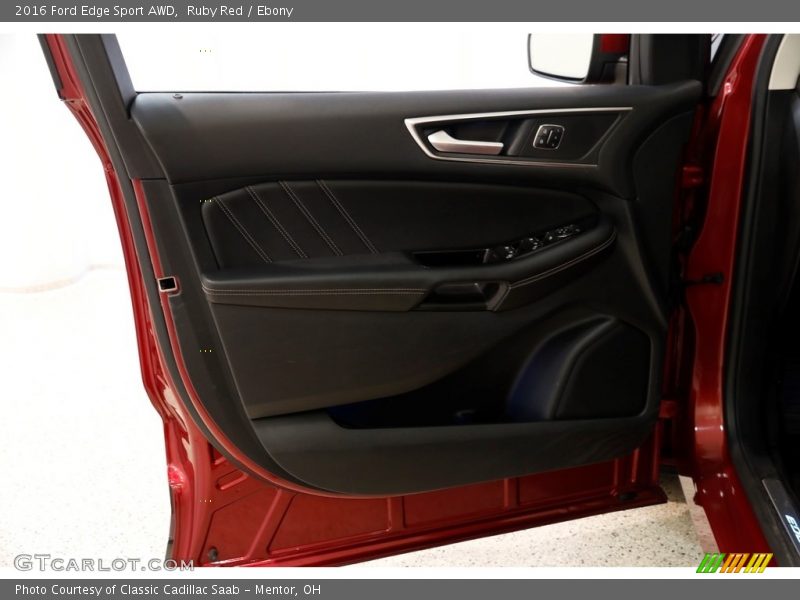 Ruby Red / Ebony 2016 Ford Edge Sport AWD