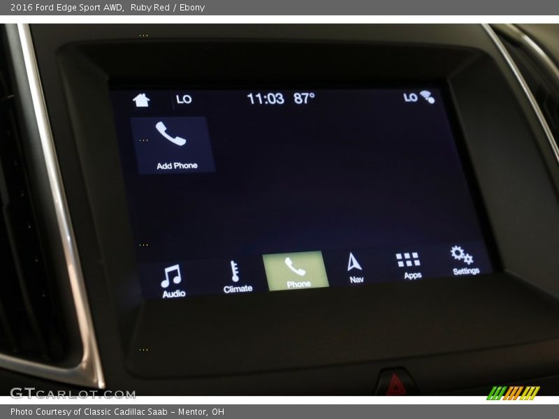 Ruby Red / Ebony 2016 Ford Edge Sport AWD