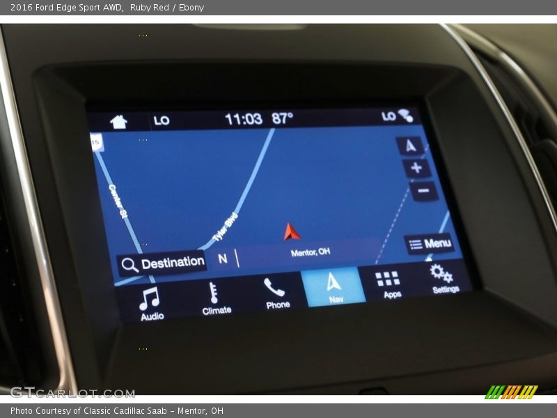 Ruby Red / Ebony 2016 Ford Edge Sport AWD