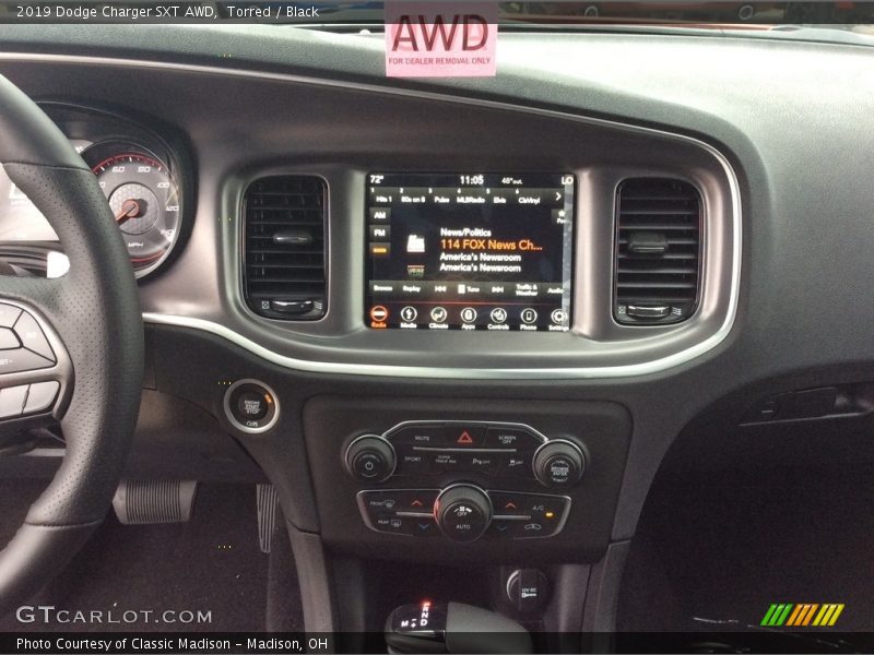 Torred / Black 2019 Dodge Charger SXT AWD