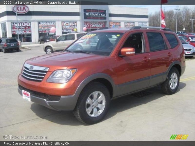 Copperhead / Black 2009 Kia Borrego LX V6 4x4