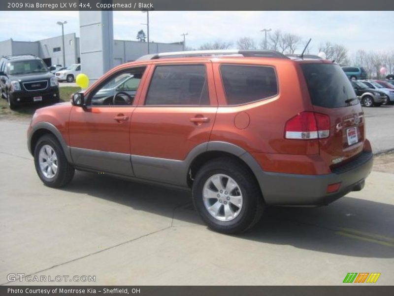 Copperhead / Black 2009 Kia Borrego LX V6 4x4