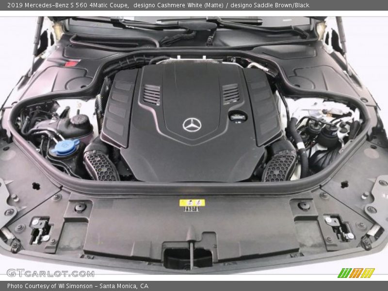  2019 S 560 4Matic Coupe Engine - 4.0 Liter biturbo DOHC 32-Valve VVT V8