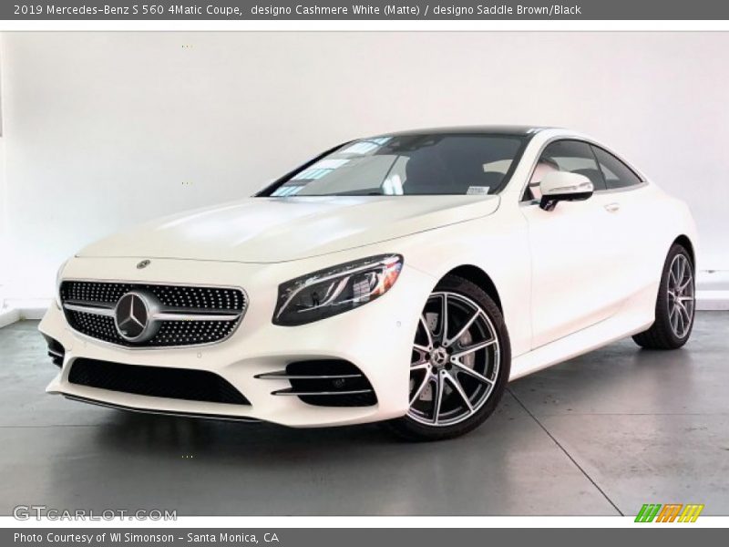 Front 3/4 View of 2019 S 560 4Matic Coupe