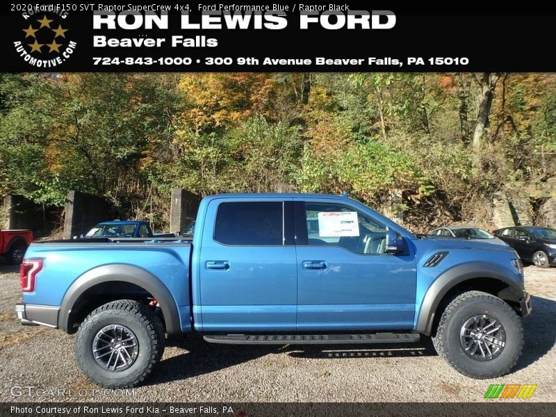 Ford Performance Blue / Raptor Black 2020 Ford F150 SVT Raptor SuperCrew 4x4