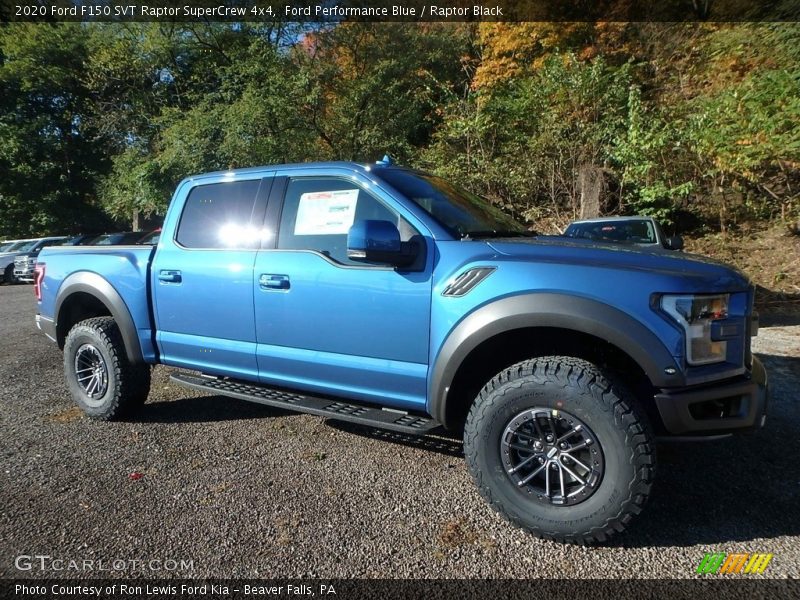 Front 3/4 View of 2020 F150 SVT Raptor SuperCrew 4x4