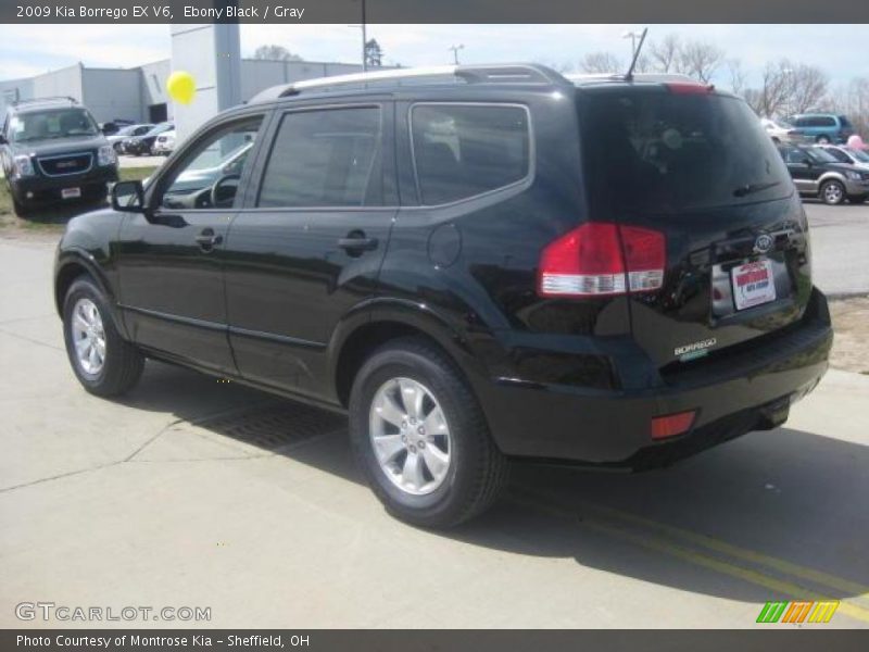 Ebony Black / Gray 2009 Kia Borrego EX V6
