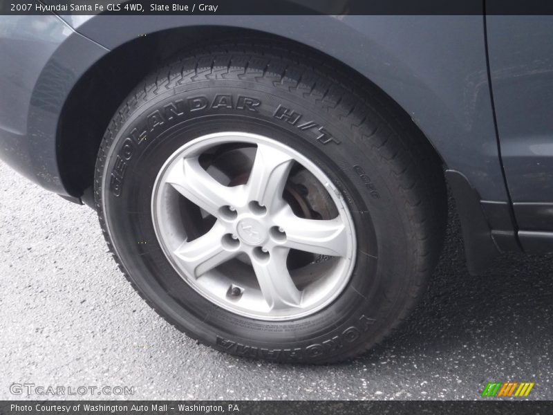 Slate Blue / Gray 2007 Hyundai Santa Fe GLS 4WD