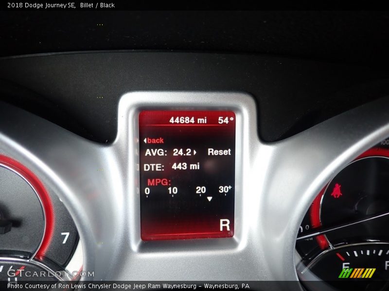 Billet / Black 2018 Dodge Journey SE
