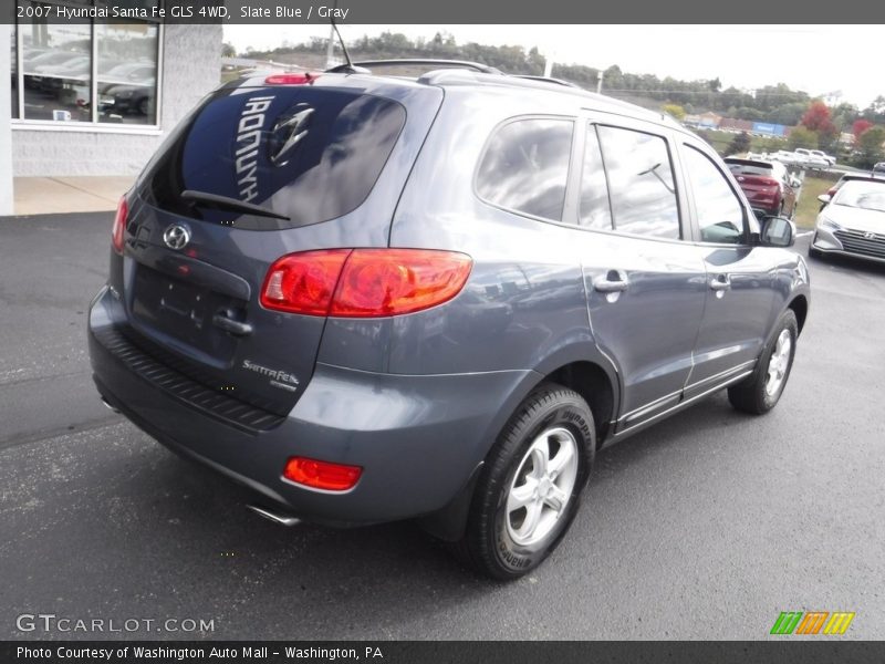 Slate Blue / Gray 2007 Hyundai Santa Fe GLS 4WD