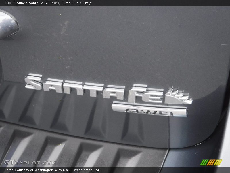 Slate Blue / Gray 2007 Hyundai Santa Fe GLS 4WD