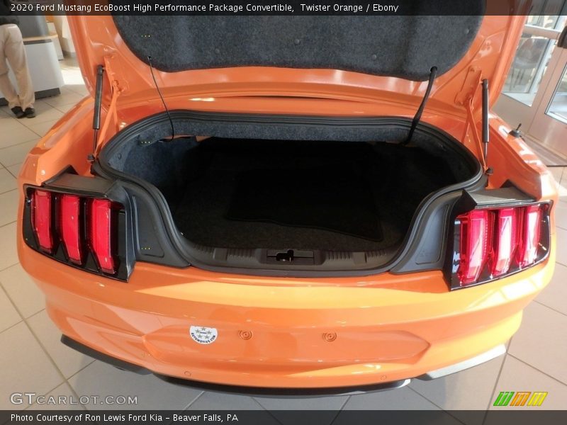  2020 Mustang EcoBoost High Performance Package Convertible Trunk