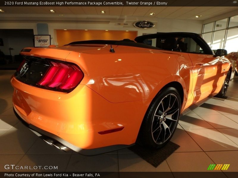 Twister Orange / Ebony 2020 Ford Mustang EcoBoost High Performance Package Convertible