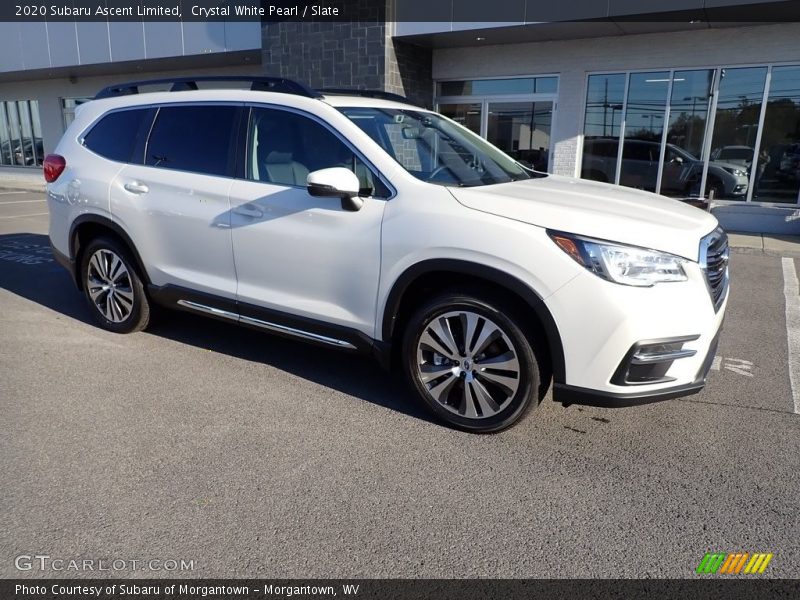 Crystal White Pearl / Slate 2020 Subaru Ascent Limited