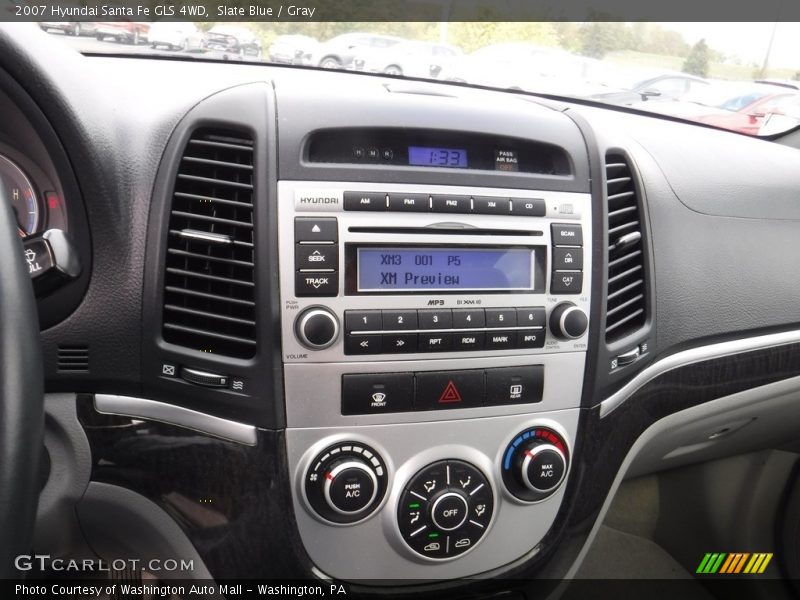 Slate Blue / Gray 2007 Hyundai Santa Fe GLS 4WD