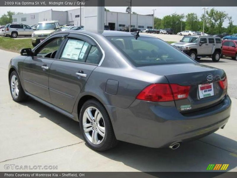 Midnight Gray / Gray 2009 Kia Optima SX V6