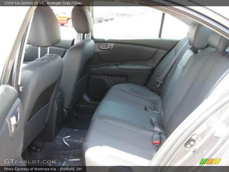 Midnight Gray / Gray 2009 Kia Optima SX V6