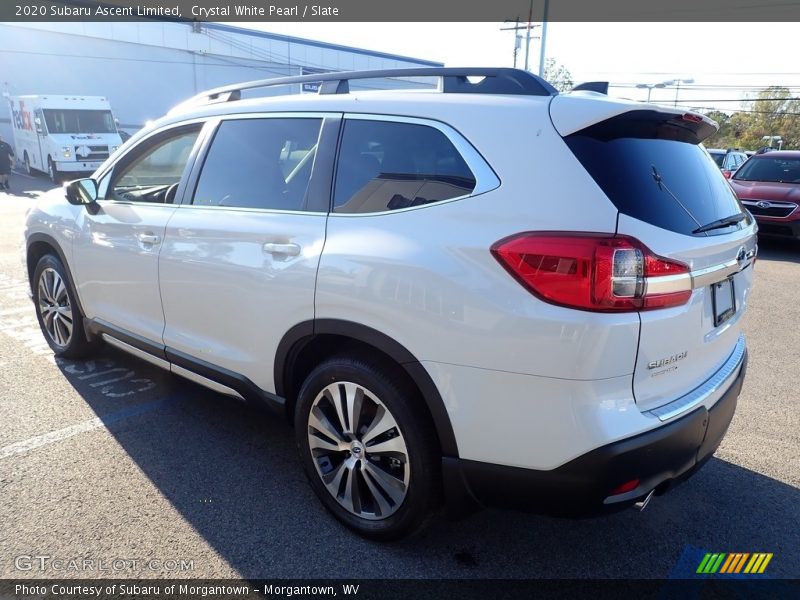 Crystal White Pearl / Slate 2020 Subaru Ascent Limited