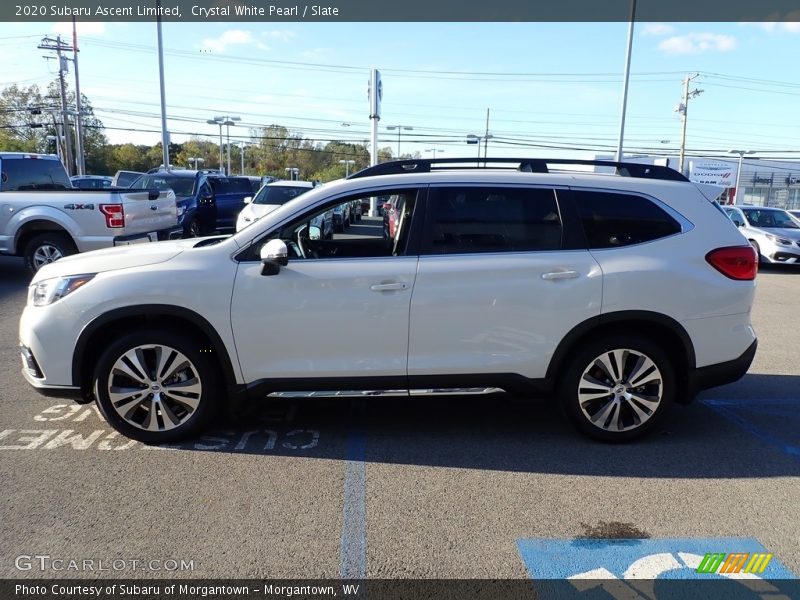 Crystal White Pearl / Slate 2020 Subaru Ascent Limited