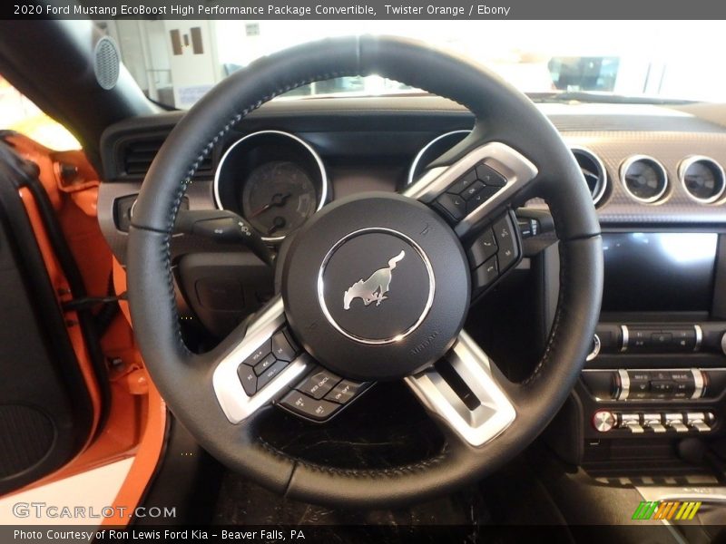  2020 Mustang EcoBoost High Performance Package Convertible Steering Wheel
