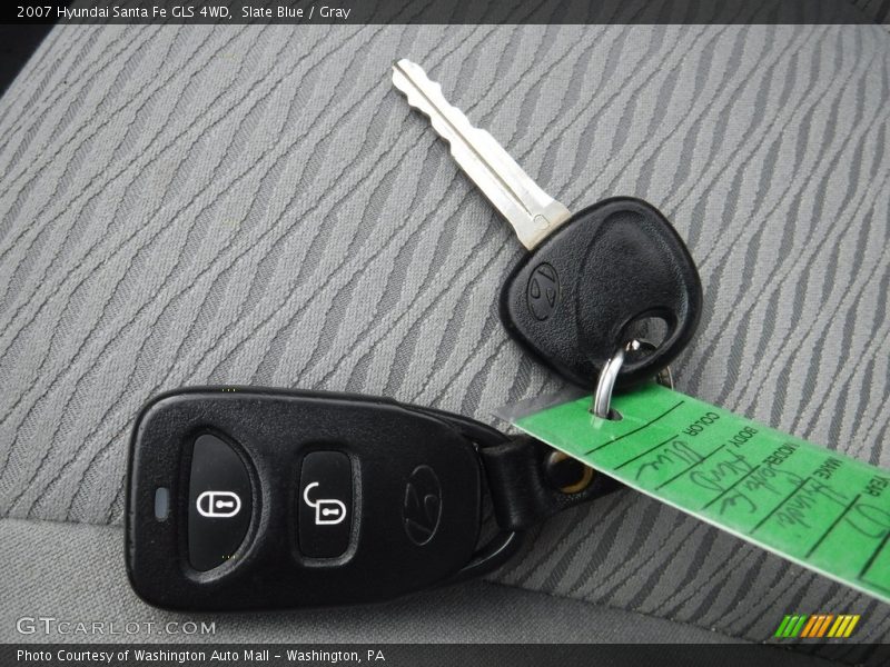 Slate Blue / Gray 2007 Hyundai Santa Fe GLS 4WD