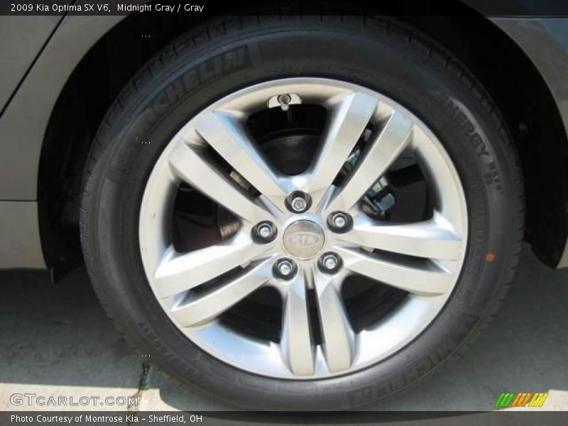 Midnight Gray / Gray 2009 Kia Optima SX V6
