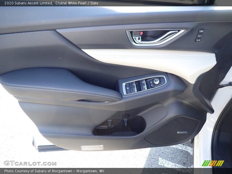 Crystal White Pearl / Slate 2020 Subaru Ascent Limited