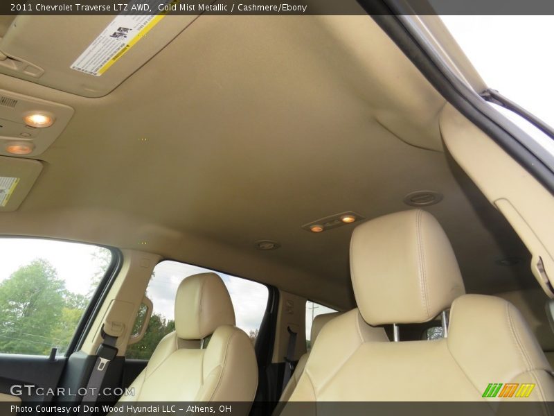 Gold Mist Metallic / Cashmere/Ebony 2011 Chevrolet Traverse LTZ AWD