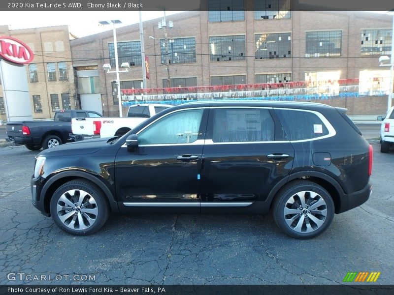 Ebony Black / Black 2020 Kia Telluride S AWD