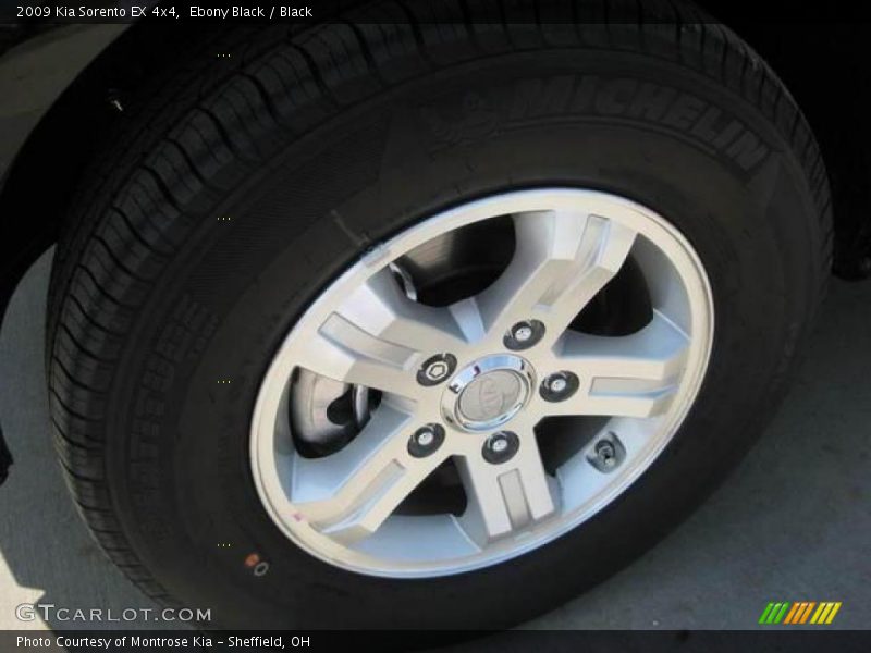 Ebony Black / Black 2009 Kia Sorento EX 4x4