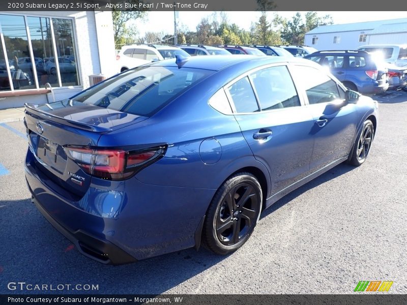 Abyss Blue Pearl / Two-Tone Gray 2020 Subaru Legacy 2.5i Sport