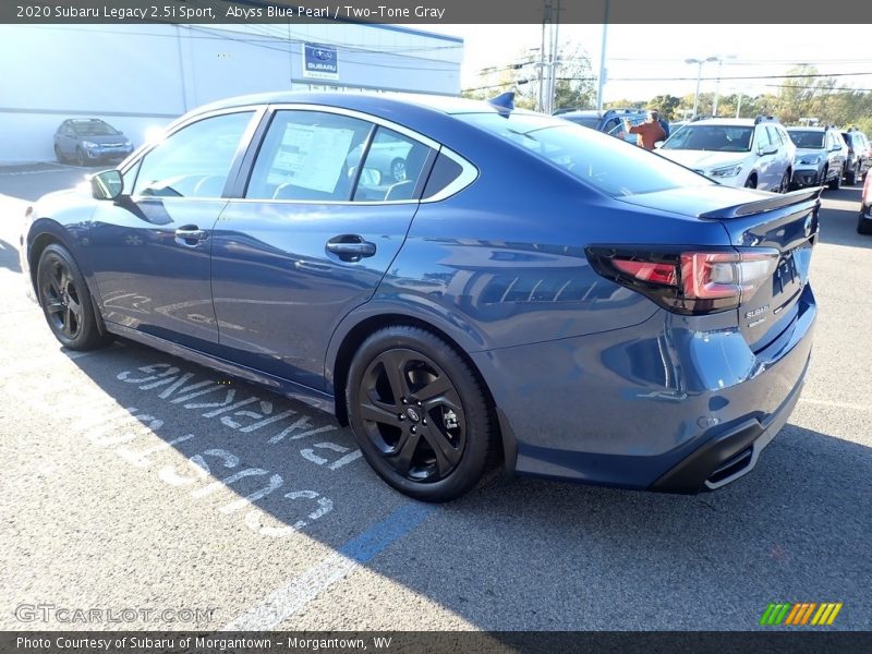 Abyss Blue Pearl / Two-Tone Gray 2020 Subaru Legacy 2.5i Sport