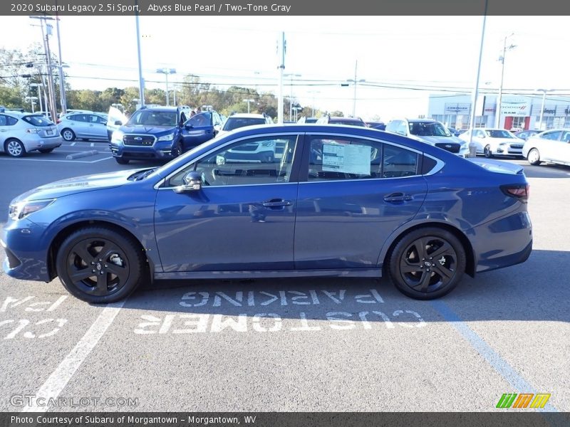 Abyss Blue Pearl / Two-Tone Gray 2020 Subaru Legacy 2.5i Sport