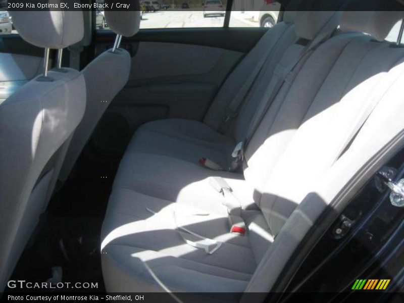 Ebony Black / Gray 2009 Kia Optima EX
